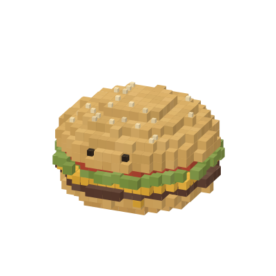 Cheeseburger burger face