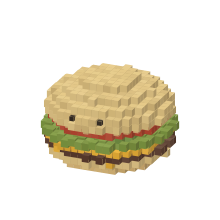 Golden Cheeseburger burger face
