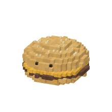 Golden Burger burger face