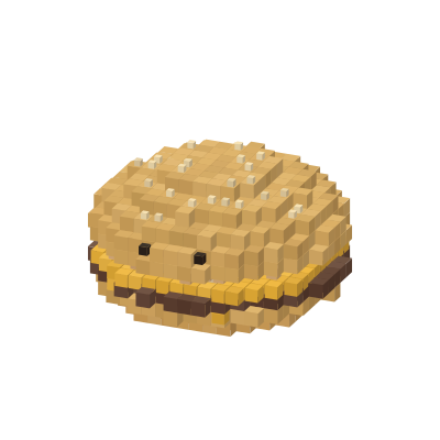 Golden Burger burger face